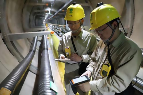 寧莫線電纜隧道運行測試